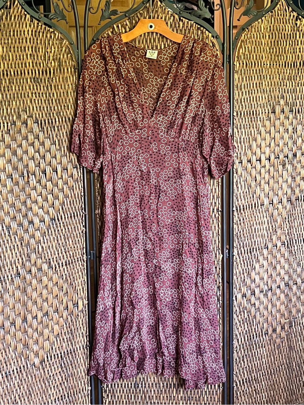 XL Ulf Andersson 1940’s Style Patterned Dress